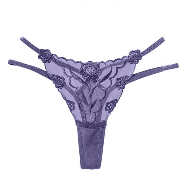 Bragas huecas sexys de encaje transparente para mujer Bragas de ropa interior sexy sin costuras Fridja nalpqowj14726