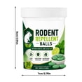 thumbnail image 2 of Rodent Repellent Balls, Natural Mint & Lime Scent Mouse Repellent for Rats & Mice, Plant-Based Deterrent, Safe for Pets & Family, Long-Lasting for Indoor/Outdoor, Home, Garage，30 Pack, 2 of 8
