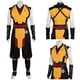 thumbnail image 5 of Disfraz de Mortal Kombat para hombre, disfraz de Scorpion, disfraz de fantasía, pantalones superiores, juego de rol de fantasía, Halloween, carnaval, 5 of 5