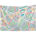thumbnail image 7 of FREEAMG Tapestry Wall Hanging Decorative Ancient Ethnic Colorful Pattern Tapestry Decorative Tapestries Wall Art Wall Blanket Bedding Tapestry for Bedroom Living Room Dorm Home Decor 90"x60", 7 of 7