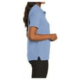 thumbnail image 3 of Mafoose Women's Comfortable Silk Touch Polo Golf Shirt Short Sleeve Light Blue M, 3 of 7
