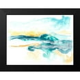 thumbnail image 2 of Vess, June Erica 24x19 Black Modern Framed Museum Art Print Titled - Liquid Lakebed I, 2 of 5
