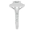 thumbnail image 6 of Unique Moments 2.50 Ct Lab Grown Split Shank Princess Halo Diamond Engagement Ring 10K White Gold, 6 of 7