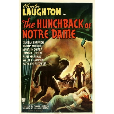 The Hunchback Of Notre Dame 1939 Canvas Art -  (11 x