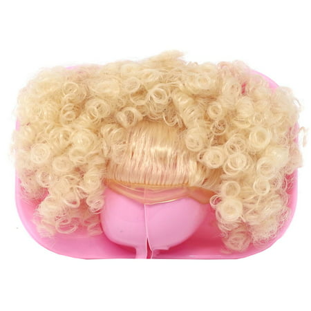 LOL Surprise 2018 LIMITED EDITION Blonde Tightly Curled Puff Brushable Hairstyle Wig [No Packaging]
