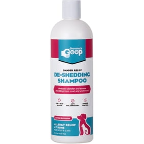 Groomer's Goop Dander Relief De-Shedding Shampoo 16 fl oz for Dogs and Cats