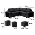 thumbnail image 4 of Sala Kessa Muebles Siena Modular 3 2 Grafito, 4 of 5