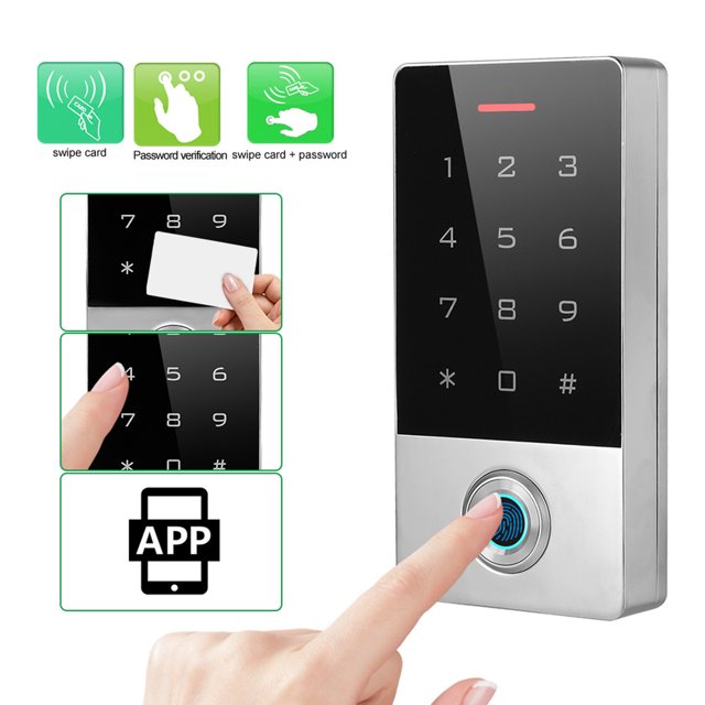 Access Control Machine, With Arm Core 32-Bit Microcontroller ID Card Password WIFI Password Access Control, Bank For Office Prison