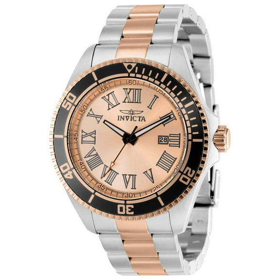 Pro Diver Rose Dial Two-tone Mens Watch 15001