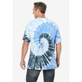 thumbnail image 2 of KingSize Men's Big & Tall Lightweight Tie-Dye Crewneck Tee, 2 of 3