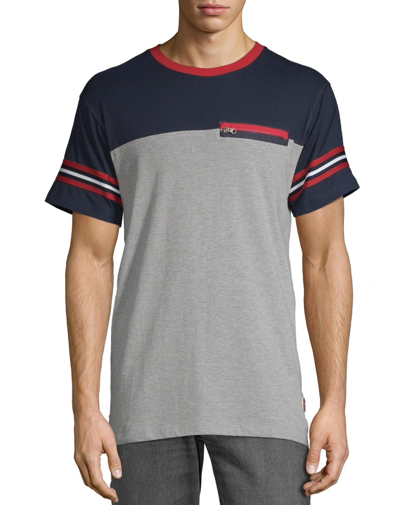 valg Ekstrem fattigdom Tage af Akademiks Men's Legion Zipper Pocket T-Shirt - Walmart.com