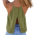 thumbnail image 2 of Sleeveless Solid Color Women Halter Casual Tank Tops Camisole, 2 of 6