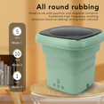 thumbnail image 3 of Foldable Mini Portable Washing Machine With High Speed Motor For RV Travel And Apartment Laundry, 3 of 8