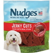 Blue Buffalo Nudges Jerky Cuts Natural Dog Treats, Beef, 16oz