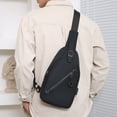 thumbnail image 4 of Kcolen Men's Casual Chest Bag Multifunctional Fashion Wallet Shoulder Pack Lightweight Travel Casual Backpack School Travel Backpack, 4 of 4