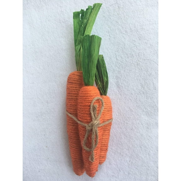Easter Three Carrots Tied Together Display