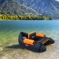 thumbnail image 6 of PEXMOR Inflatable Fishing Float Tube, Float Tubes for Fishing w/Rod Holder | Fish Ruler | Pump | Carry Bag | Adjustable Straps| Storage Pockets, 350LBS Capacity Fly Fishing Belly Boat, 6 of 9