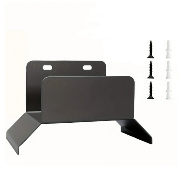 Metal wall-mounted hose holder: Organize your garden with ease (black)
