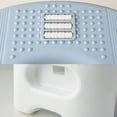 thumbnail image 3 of Taburete plegable Advancent de PP amarillo y blanco para adultos mayores, 3 of 6