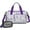 Golden Retriever Dog, variant on Women Men Gym Bag,Kirky Hasky Dalmatian Small Duffle Bag Spend the Night Bags for Women with Shoes Compartment Washbag,Detachable Shoulder Strap,19.7x8.3x11 Inches
