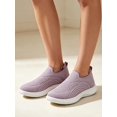 thumbnail image 5 of Women's Orthopedic Arch Support Wide Width Slip On Walking Shoes,Lightweight Breathable Non-Slip EVA Outsole Tennis Sneakers, 5 of 5