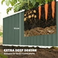 thumbnail image 4 of Outsunny Deep Rot Planter Box, Outdoor Garden Bed with Gloves, Light Green, 4 of 10
