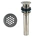 thumbnail image 2 of Westbrass D411-12-07 Grid Strainer Lav Drain without Overflow Holes - Satin Nickel, 2 of 4