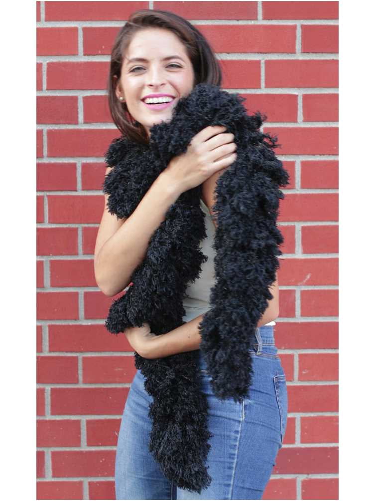 Happy Boa Super Featherless Black Red