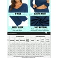 thumbnail image 3 of Avidlove Women's Pajama Set Two Piece Long Sleeve Sleepwear Soft V Neck Pj Top and Long Pants Loungwear, 3 of 9