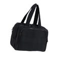 thumbnail image 4 of Bolsa de aseo de viaje Bolsa de maquillaje con cremallera multifuncional organizador de maquillaje Soporte de cepillo para acampando cepillos perfume negro, 4 of 8