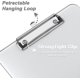 thumbnail image 3 of Plastic Clipboards, Clear Clipboard Standard A4 Letter Size Clipboards for Students, Office Supply, Clip Board with Low Profile Clip (Clear), 3 of 5