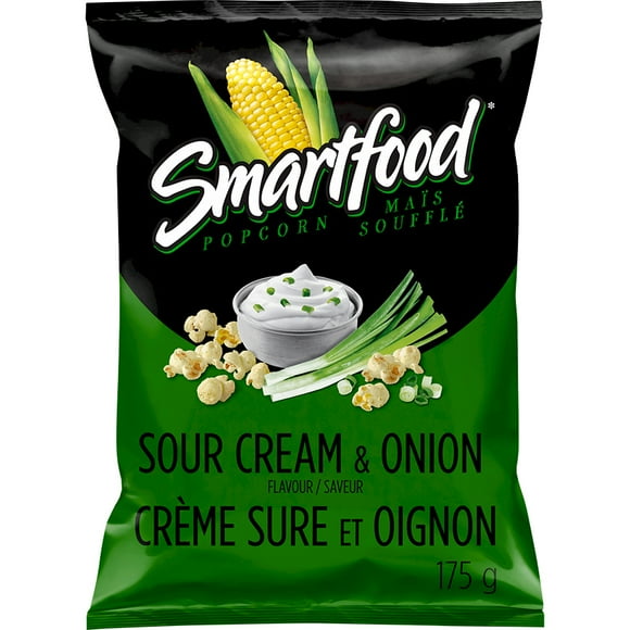 Smartfood Sour Cream & Onion Flavour Seasoned Popcorn, 175GM