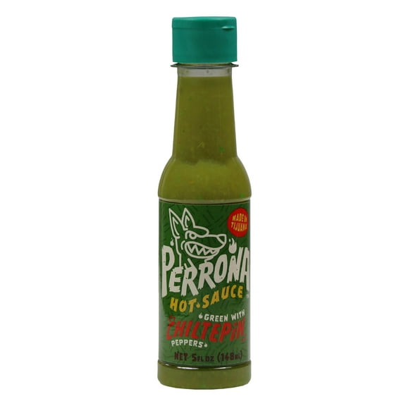 La Perrona Green Chiltepin Hot Sauce 5oz