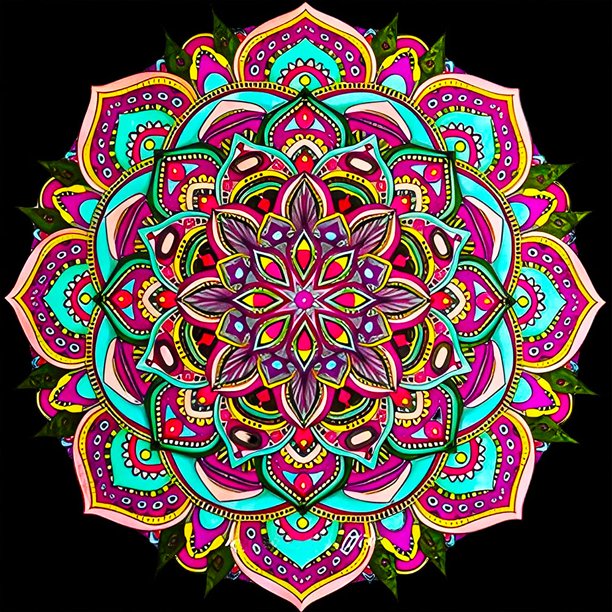 30 x 40 cm, mandala de loto pintura de diamante bordado pintura de diamante lienzo 5d pintura niño adulto diamantes de imitación lote rompecabezas dibujo decoración de pared dormitorio