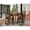 Chocolate, variant on East West Furniture Yarmouth 5-piece Wood Dining Room Set in Black/Cherry