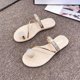thumbnail image 4 of Zapatos de verano con punta de clip para mujer Sandalias de playa informales con diamantes de imitación Wmkox8yii  ytu5761, 4 of 6
