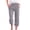 Gray, variant on Mrat Womens Cropped Pants Womens Capris for Summer Cotton Capris for Women Athletic Capris for Women Workout Capris for Womens Capris Trousers Dark Gray S