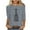 Gray, variant on Christian Easter T-shirts for Women 3/4 Sleeve Plus Size Tops Jesus Cross Print Graphic Tees Religious Faith Shirt Loose Fit Mid-length Pullover Pink XL