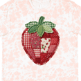 thumbnail image 4 of Inktastic Patchwork Strawberry Design T-Shirt, 4 of 5
