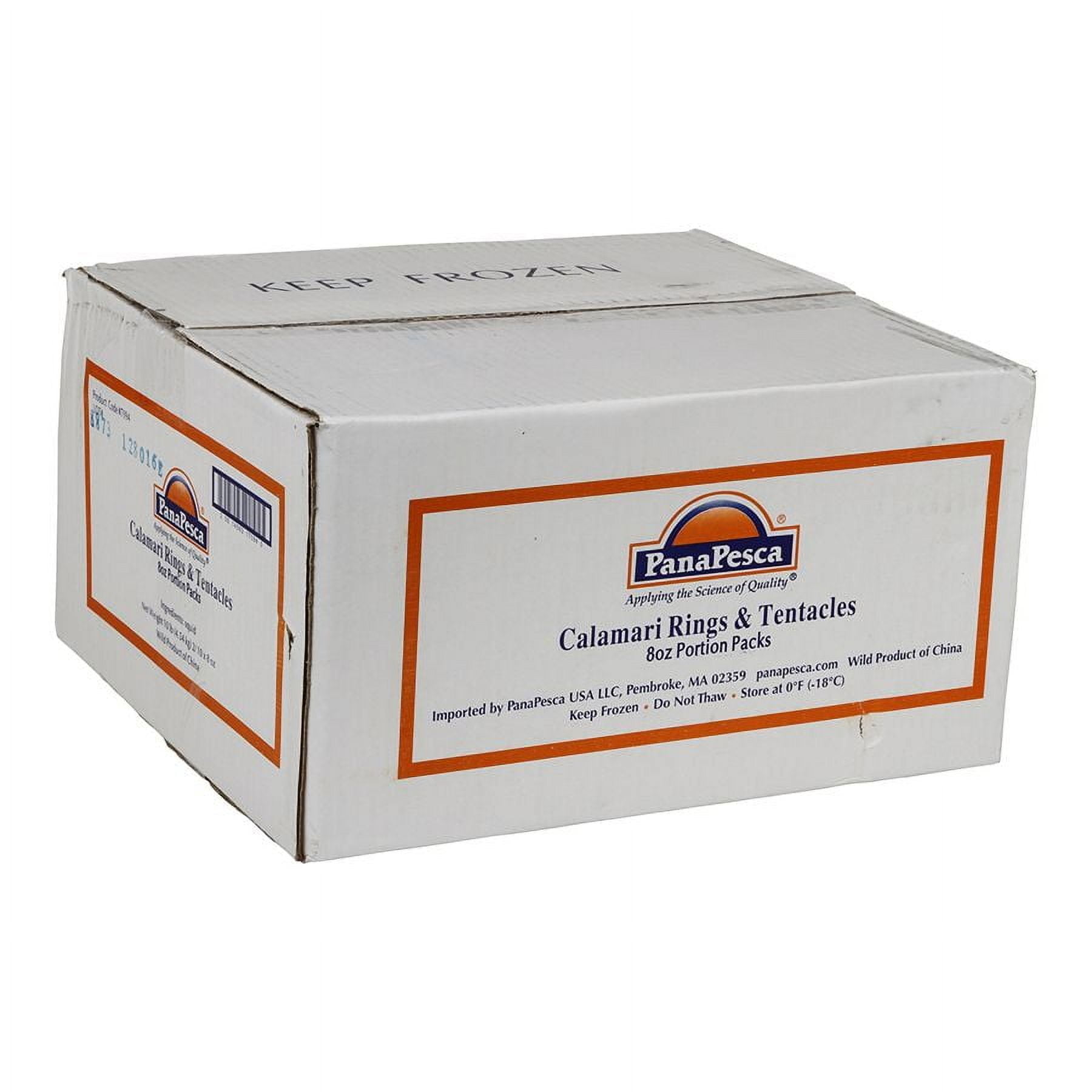 Pana Pesca Raw Fully Cleaned Todarodes Squid, 5 Pound - 2 per case.