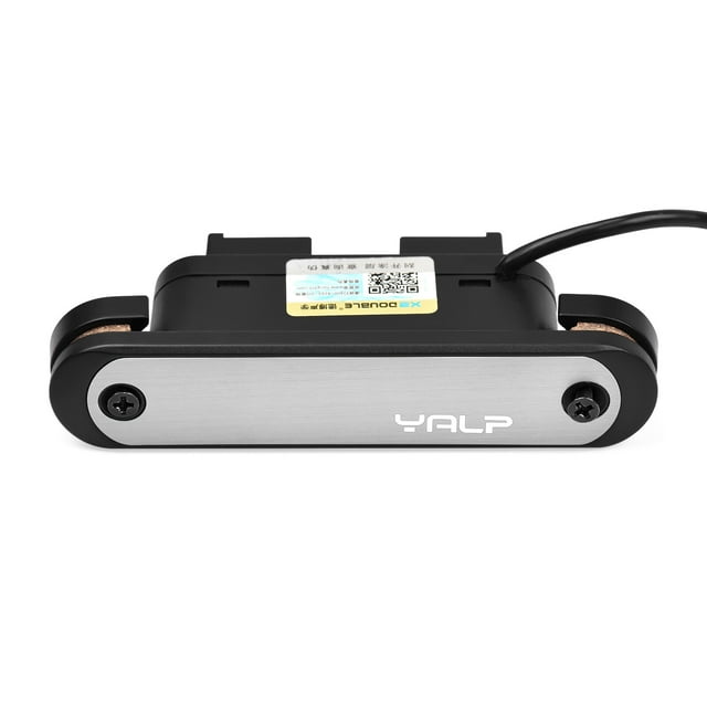 Cartuchos de recogida Preamplificador de sistema de toma de guitarra acústica Y1 Captación de agujeros sonoros de bobina magnética de inducción para Guitarra acústica de agujeros sonoros de 95-110 mm YALP cartuchos de recogida