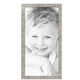 thumbnail image 2 of ArtToFrames 16" x 32" Vintage Code White Crackle Picture Frame, 16x32 inch Silver Wood Poster Frame (WOM-5250),  Pack, 2 of 7