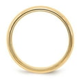 thumbnail image 3 of Auriga 14k Yellow Gold Migraine Half-Round Wedding Band Size- 6.5 for Women, 3 of 6
