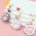 thumbnail image 2 of UDIYO Mini Fidget Toy Lovely Portable Funny Cat Paw Push Fidget Game Keychain for Children, 2 of 7