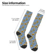 thumbnail image 5 of Balery Sunflowers Printed Novelty Socks Men's Women's Crew Socks Sports Socks Knee High Socks Cotton Socks Quirky and Cool Socks, 5 of 9