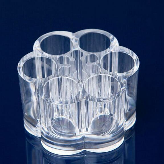 IFANLANDOR Transparent Acrylic Makeup Holder 1Set for Countertop Makeup Organizers and Storage