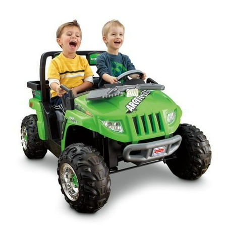 Fisher-Price Power Wheels Arctic Cat ATV Battery Powered Riding Toy - Green