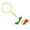 Gold, variant on Iran Map Flag Keychain for Men Women Titanium Steel Pendant Key Chain Keyring Gift Vintage Jewelry Amulet Accessories