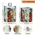 thumbnail image 5 of Yayeee 2 Pack Qtip Holder Bathroom Cotton Swab Canister with Lid Clear Dispenser Set, Red Tomatoes, 5 of 6