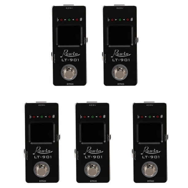 5X -901 Pedal de Efecto de Mini Cromático Verdadero Bypass Pantalla Lcd Pedal Digital